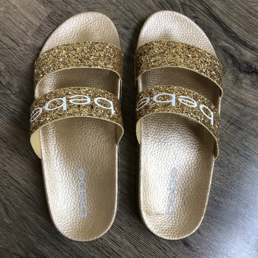 New Bebe logo slides